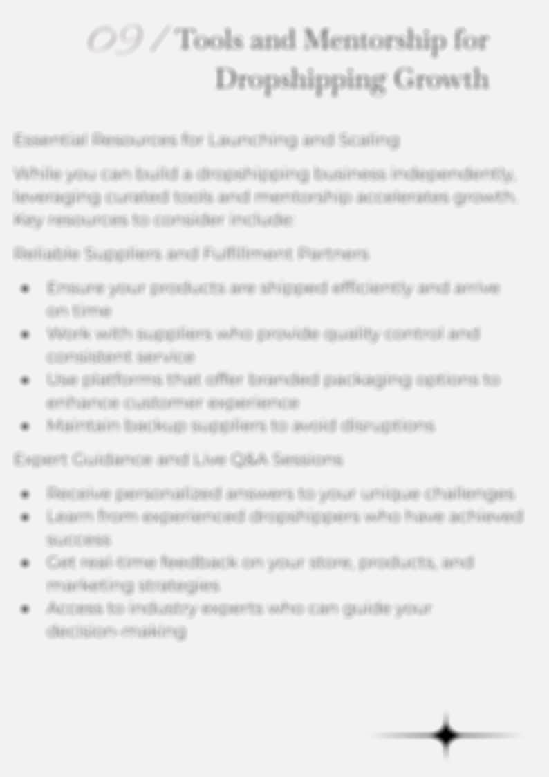 BluePrint DropShipping ebook